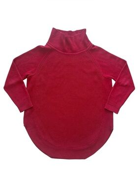 Athleta Ravine Funnel Neck Merino Wool Blend Sweater Size Large